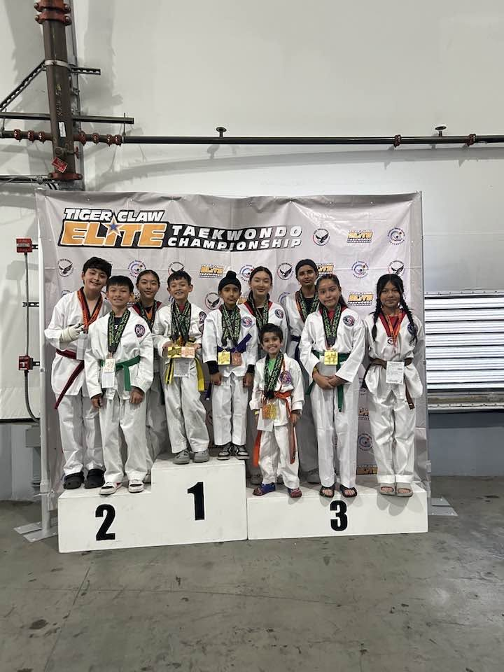 East Valley TEK youth competitors together on the championship podium